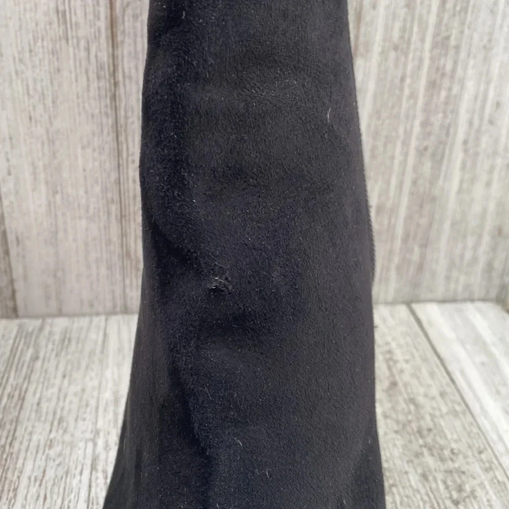 NEW YORK & COMPANY RHINESTONE-CUFF HEEL BOOTIE SIZE 10